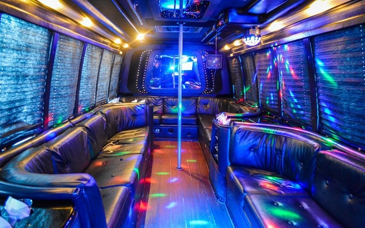 image is showing a party bus las vegas