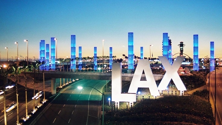 image is showing LAX airport