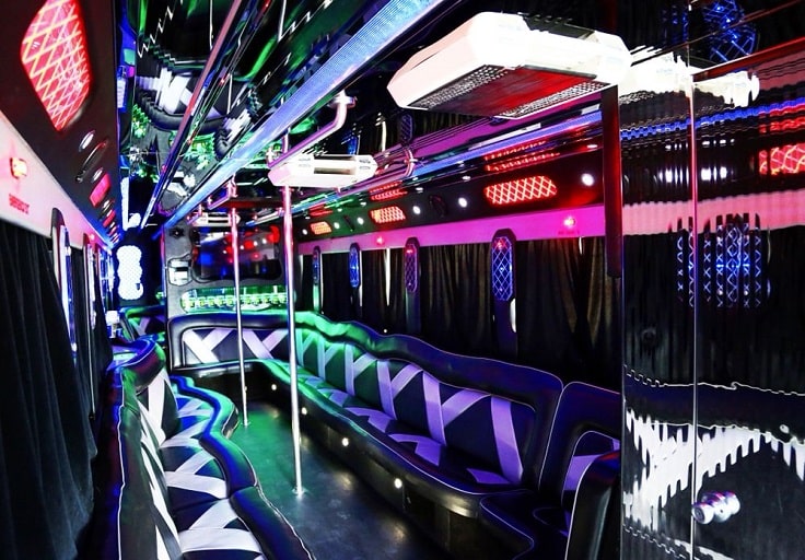 image is showing a party bus in Temecula