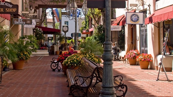 image is showing santa barbara downtown