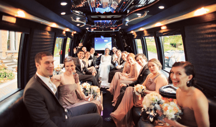 shuttle buses for your wedding