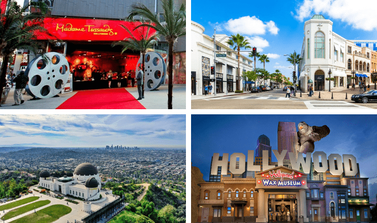 tour hollywood by charter bus